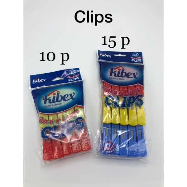 PINCE A LINGE CLIPS 10 KIBEX