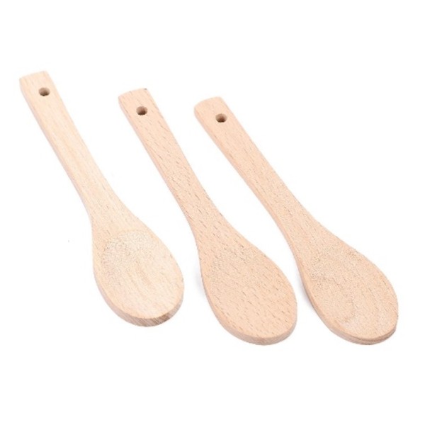 LOT DE 3 CUILLERES CAFE EN BOIS MIGOS                                      