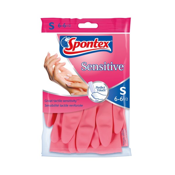 GANT DE MENAGE SPONTEX SENSITIVE S