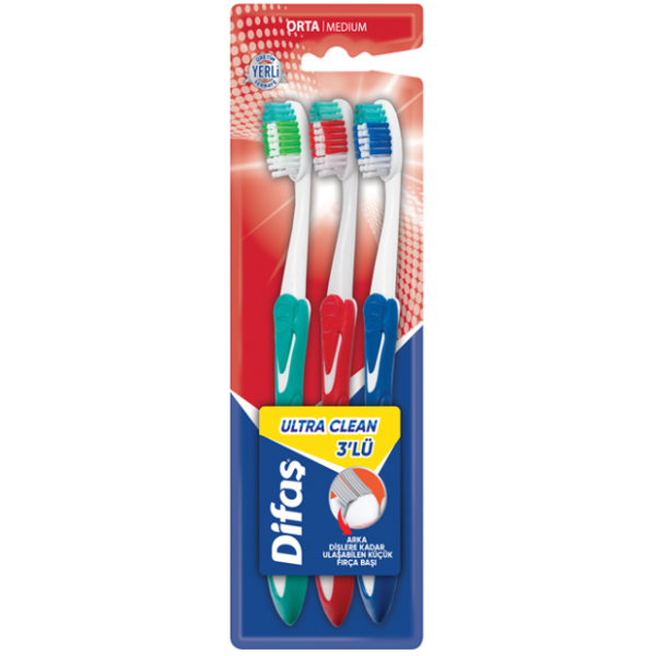 BROSSE A DENTS Ultra Clean Triple (2+1) DIFAS

