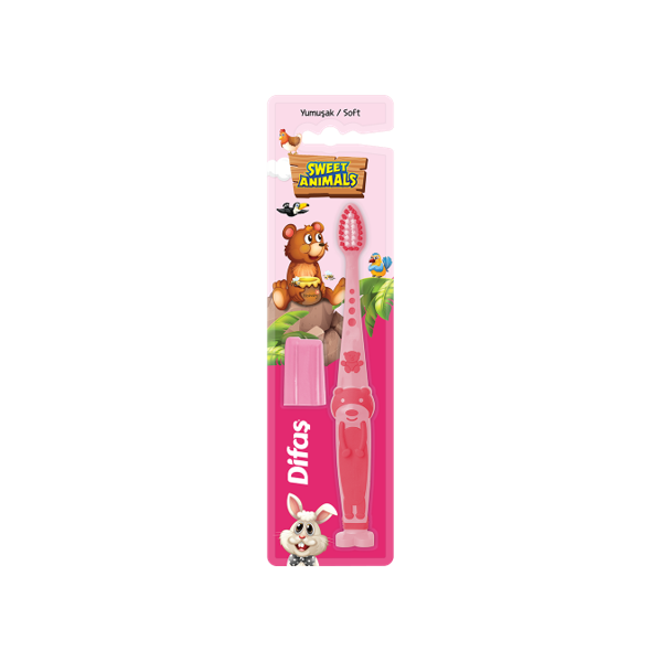 BROSSE A DENTS Child-Sweet Animals Soft DIFAS                          
                         
