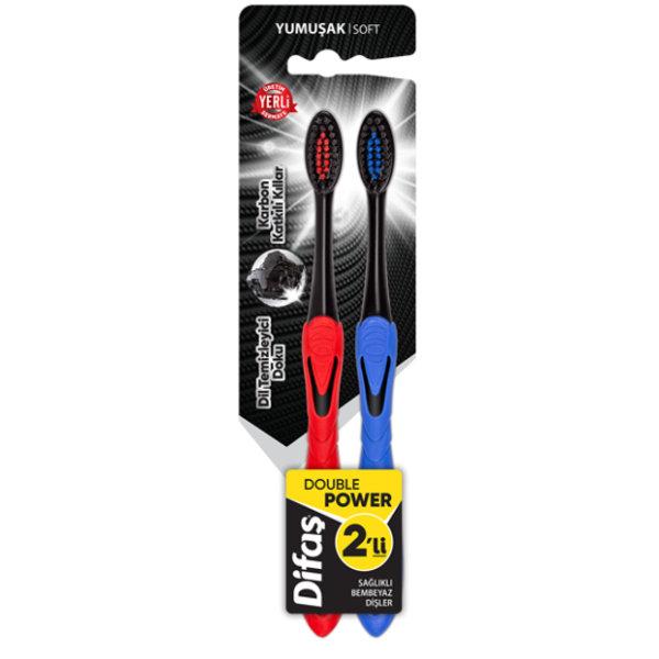 BROSSE A DENTS Double Power Duo Soft DIFAS 

