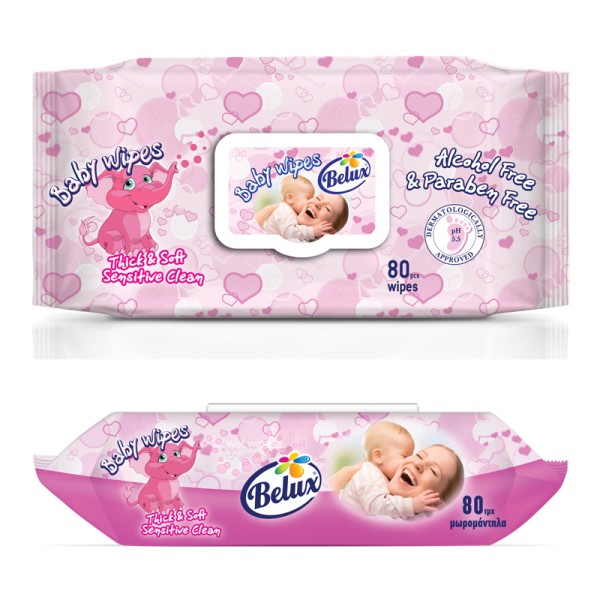 LINGUETTE BEBE BELUX 80' ROSE