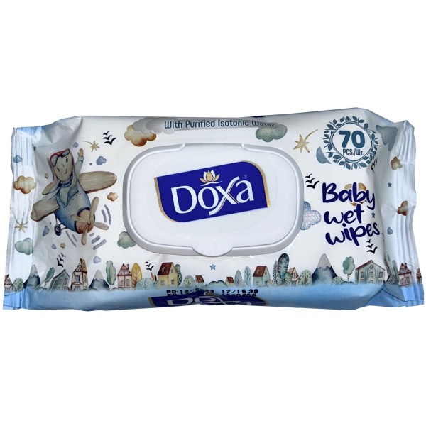 LINGETTE DOXA BYBY BLEU 70PCS