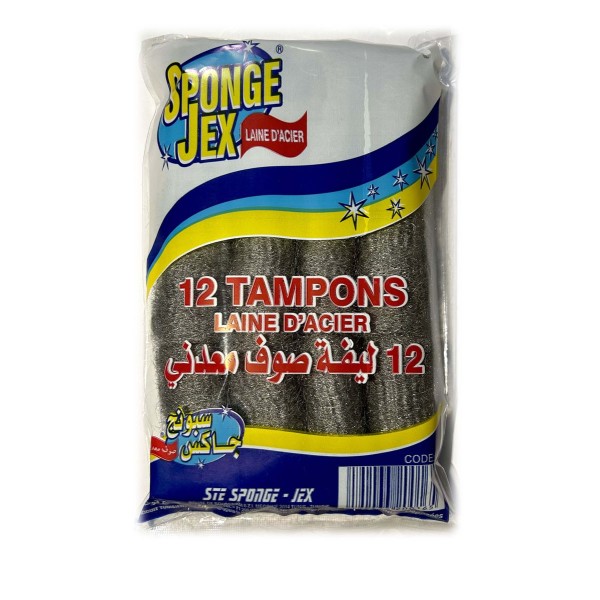 TAMPONS LAINE D'ACIER -12-