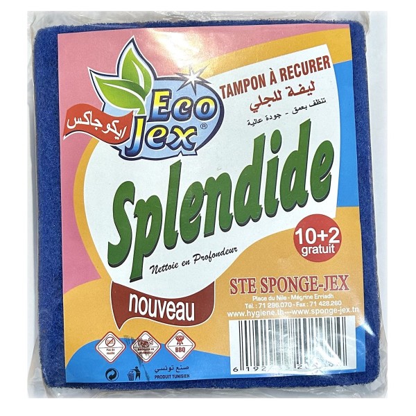 TAMPON SPLENDIDE ECOJEX 10+2 GRATUIT