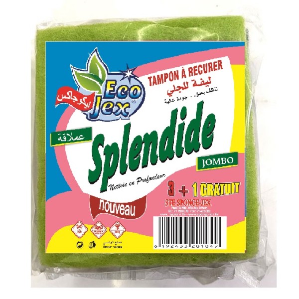 TAMPON SPLENDIDE JOMBO ECOJEX 3+1 GRATUIT