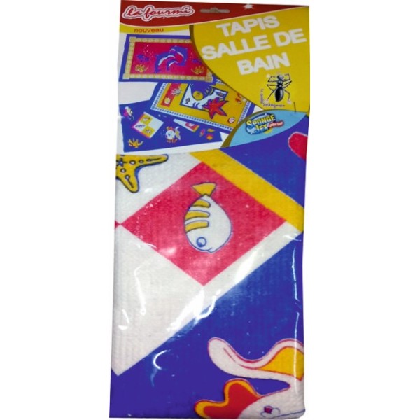 TAPIS SALLE DE BAIN IMPRIMEE -1-