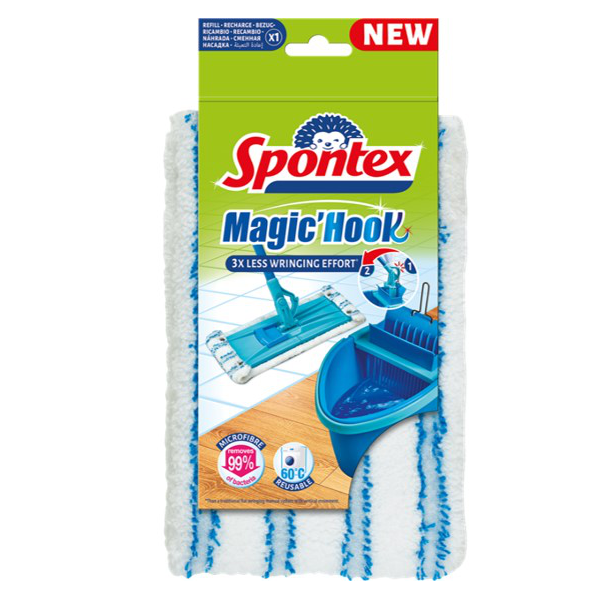 FLAT MOP RECHARGE MAGIC HOOK SPONTEX