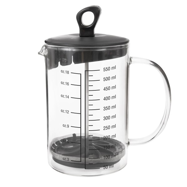 PRESSE A THE ET CAFE EN BOROSILICATE DECOREE HEREVIN