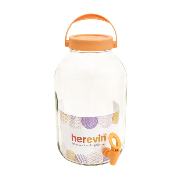 DISTRIBUTEUR DE LIQUIDE 5 L A/C POIGNEE ORANGE HEREVIN