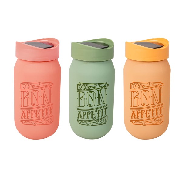 BOCAL -BON APPETIE- COULEUR 1L HEREVIN