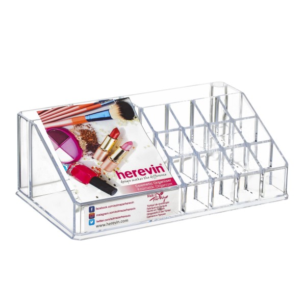 ORGANISATEUR COSMETIQUE TRANSPARENT HEREVIN