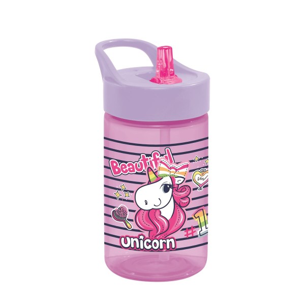 BOUTEILLE A/C PAILLE ENFANT UNICORN 430CC HEREVIN