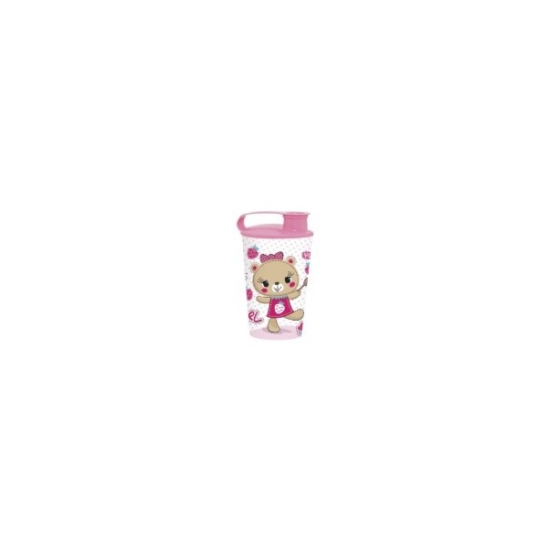 GOBELET ENFANT 340CC PINK BEAR HEREVIN
