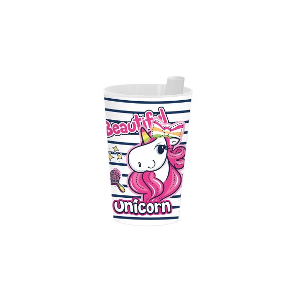 GOBELET ENFANT A/C PAILLE 340CC UNICORN HEREVIN