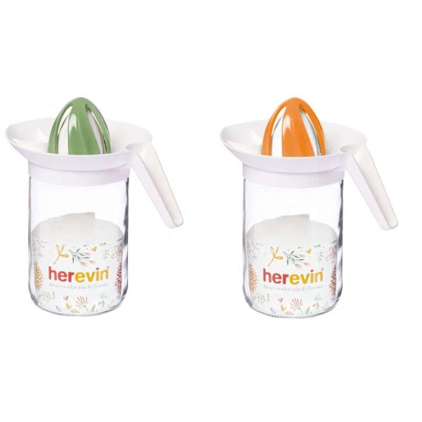 PRESSE AGRUMES 660CC Peach-Green HEREVIN