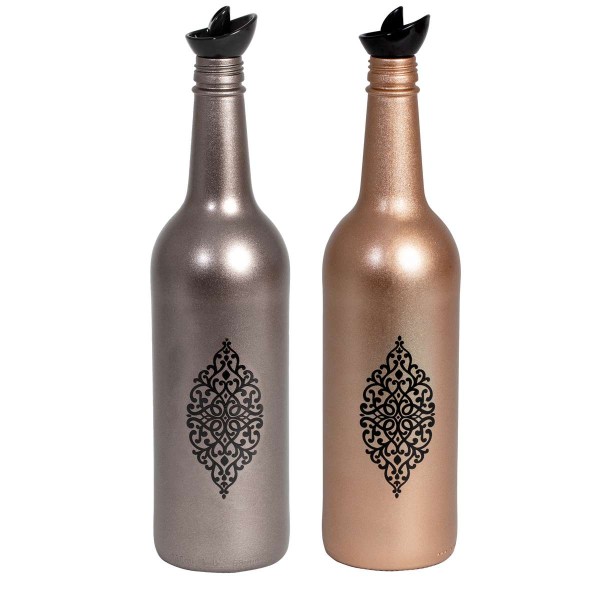 BOUTEILLE HUILE 750ML DECORE SILVER-BRANZE HEREVIN