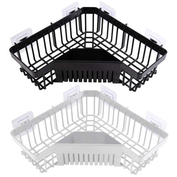 ETAGERE D'ANGLE NOIR-BLANC HEREVIN
