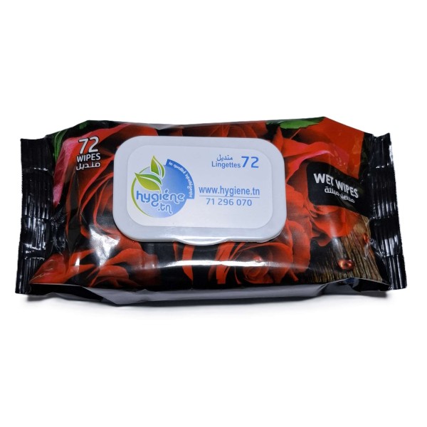 LINGETTE HYGIENE ROSE 72 PCS -1-