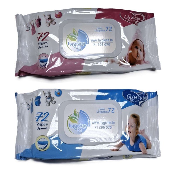 LINGETTE BEBE HYGIENE PACK 3X72PCS 
