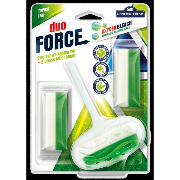 BLOCK WC DUO FORCE+2 RECH 3X40 GR FOREST GF
